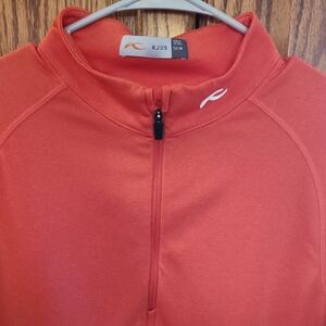 KJUS Keano Half-Zip performance midlayer Orange Size M/50